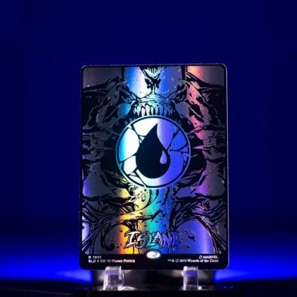 Mana Symbiote Raised Foil Island — Secret Lair x Marvel's Spider-Man — Magic the Gathering