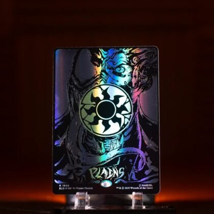 Mana Symbiote Raised Foil Plains — Secret Lair x Marvel's Spider-Man — Magic the Gathering